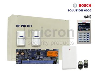 Bosch 6K + 1 x SCP737 PROX WIFI Graphic Keypad + 2  x RF Pir 2 x Metal Keyfob + RX