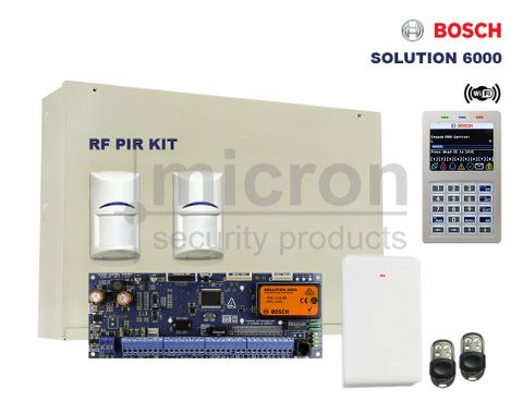 Bosch 6K + 1 x SCP737 PROX WIFI Graphic Keypad + 2  x RF Pir 2 x Metal Keyfob + RX