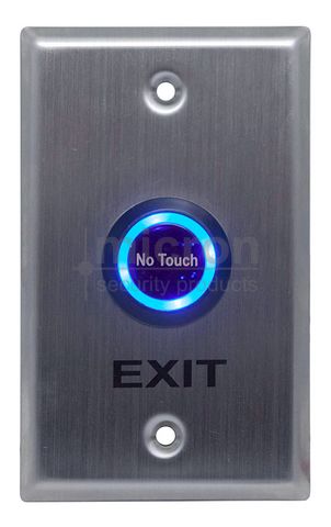 Micron EXIT Button. Large. No TOUCH. Illuminated