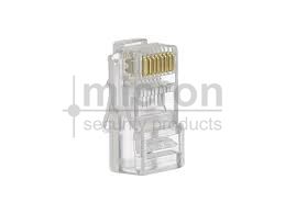 CAT5e RJ 45 Plug 8P8C For Solid Round Cable. 100 per