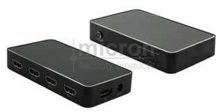HDMI 4K Splitter 1 in 4 Out. Supplied With Power Supply