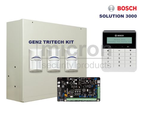 Bosch Sol 3K + Text KP + 3 Bosch ISC-BDL2-WP12G Blue Line Gen 2 Tritech 45kg Pet Friendly