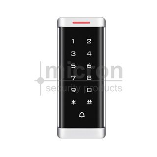 Micron Slim Touch Button Backlit Keypad. Standalone Dual Function Code or Prox.12VDC