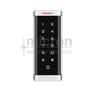 Micron Slim Touch Button Backlit Keypad. Standalone Dual Function Code or Prox.12VDC