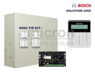 Bosch Solution 2000 + Text KP + 2 Bosch ISC-BPR2-W12 Blue Line Gen 2 PIR