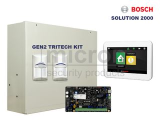 Bosch Solution 2000 + 4.3 Touch Screen KP + 2 Bosch ISC-BDL2-WP12G Blue Line Gen 2 Tritech 45kg Pet Friendly
