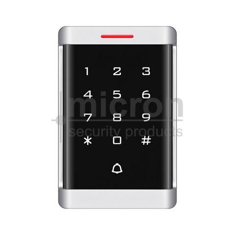 Micron Touch Button Backlit Keypad. Stand Alone Dual Function Code or Prox. 12V DC