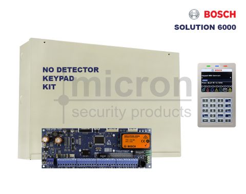 Bosch 6K + 1 x SCP736 SMART PROX Graphic Keypad. No Detector Kit