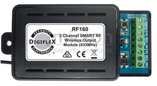 DigiFlex RF160 Smart RF 2Ch Smart Relays. Requires RF 120 or RF121