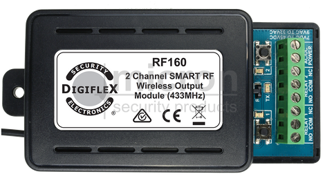 DigiFlex RF160 Smart RF 2Ch Smart Relays. Requires RF 120 or RF121
