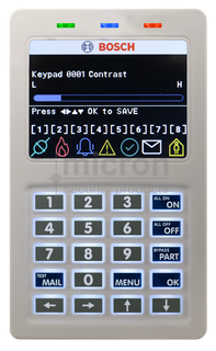 CP736B BOSCH Colour SMART PROX Solution 6000 Graphic Keypad White