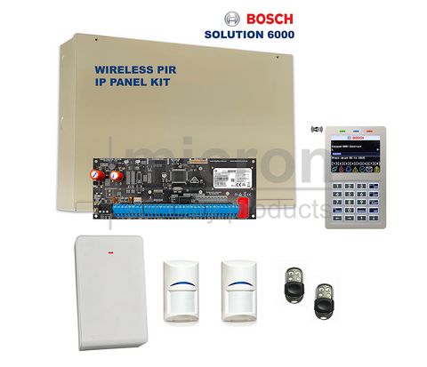 Bosch 6K NO Dialler + 1 x SCP737 PROX WIFI Graphic Keypad + 2  x RF Pir 2 x Metal Keyfob + RX