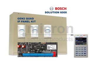 Bosch 6K NO Dialler + 1 x CP737 PROX WIFI Keypad + 3 Bosch ISC-BPQ2-W12 Blue Line QUAD