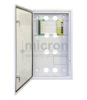 700 Micron Home Hub Kit Inc 1 x Cabinet 1 x 8 Way Cat6 Data & 1 x 8 Way Phone Modules