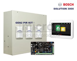 Bosch Sol 3K + 4.3 Touch Screen KP + 3 Bosch ISC-BPR2-W12 Blue Line Gen 2 PIR