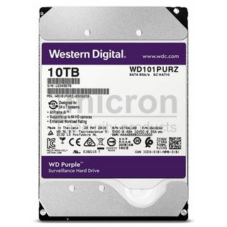 Western Digital Purple Surveillance 10TB Hard Drive