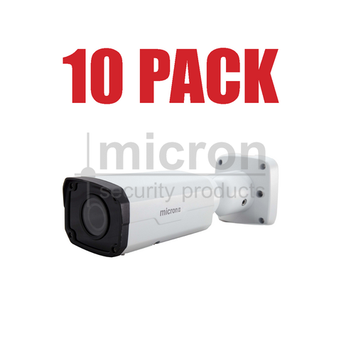 10 Pack Of Micron 4MP Motorised Bullet 2.7mm - 12mm Auto focus**April Special