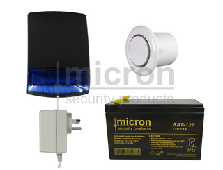 BLACK Micron Bell Box Accessory kit Inc Batt + P/Pack + Flush Screamer