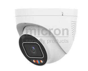 Micron 8MP Active Deterrence Turret Network Camera **Only for current NVR's**