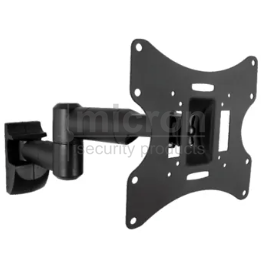 Micron Wall Mount Bracket With Swing Arm. 22 - 32" Monitors. Black