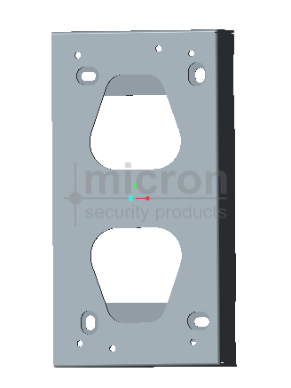 15 Degree Angle Bracket for IMQDL Large 4 Wire Door Station,