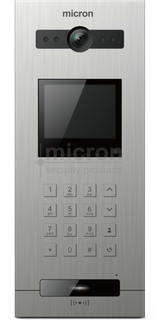 Micron POE Apartment Surface Mount Door Station. Built In MiFare Prox Reader
