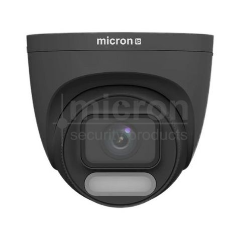 Micron 6MP BLACK Owl Series Colourhunter Fixed Turret 2.8mm Lens With Microphone