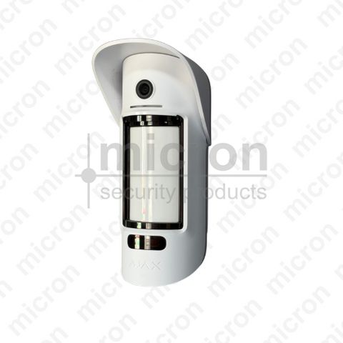 AJAX 45854 Outdoor Motion Cam (phOD) White - Wireless Pet Dual PIR With Photo On Demand. 15m Range