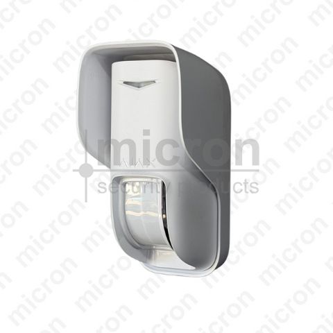 AJAX 107870 Curtain Outdoor White - Wireless Pir Detector, Pet Immunity. 12m Range