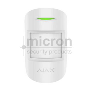 AJAX 30655 Indoor Motion Protect White - Wireless Pet Pir Detector. 12m Range
