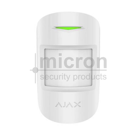 AJAX 30655 Indoor Motion Protect White - Wireless Pet Pir Detector. 12m Range