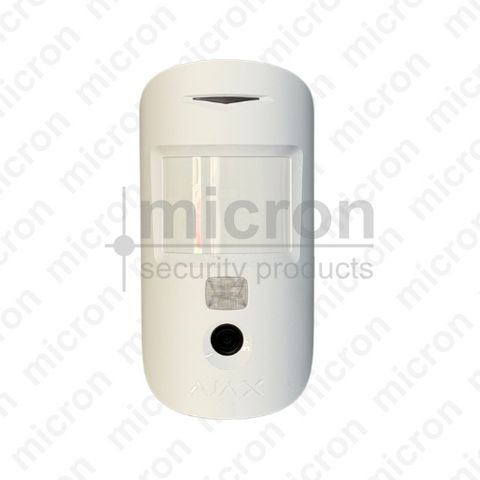 AJAX 45853 Indoor Motion Cam (phOD) White - Wireless Pet PIR With Photo On Demand. 12m Range