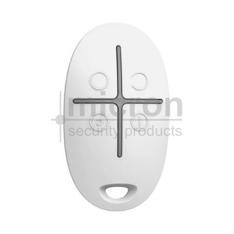 AJAX 30670 Space Contol WHITE - 4 Button Keyfob For Arm / Disarm / Stay Arm / Panic