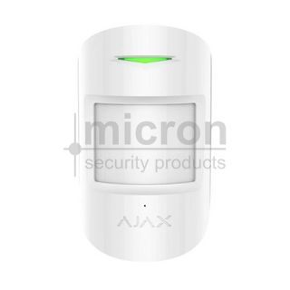 AJAX 30614 Combi Protect White - Wireless Pet Pir With Glassbreak Detector. 12m Range