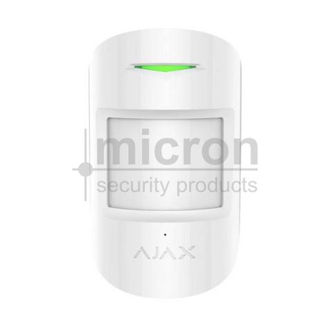 AJAX 30614 Combi Protect White - Wireless Pet Pir With Glassbreak Detector. 12m Range