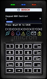 CP737BBK Bosch Black Solution 6000 PROX WIFI Graphic Keypad