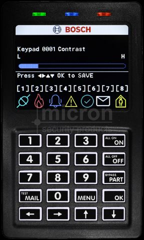 CP737BBK Bosch Black Solution 6000 PROX WIFI Graphic Keypad
