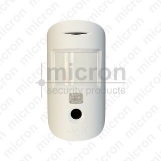 AJAX 30652 Indoor MotionCam White - Wireless Pet PIR With Alarm Verification. 12m Range
