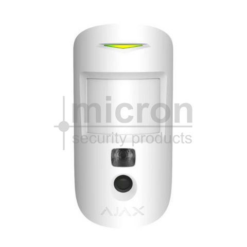 AJAX 30652 Indoor MotionCam White - Wireless Pet PIR With Alarm Verification. 12m Range