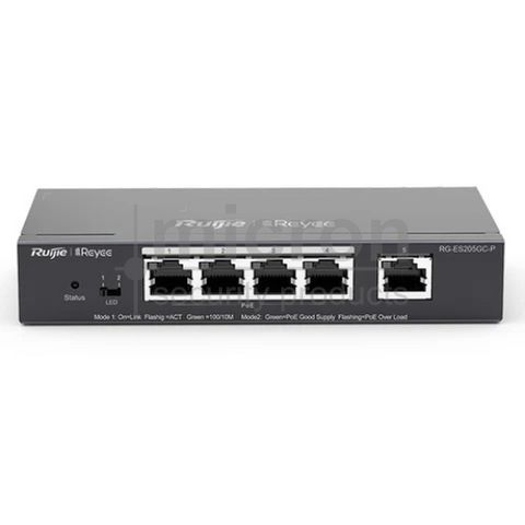 MANAGED Reyee ES205GC-P 4 Port Gigabit Smart POE Switch