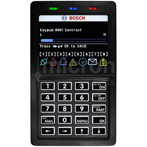 CP737BBK Bosch Black Solution 6000 PROX WIFI Graphic Keypad