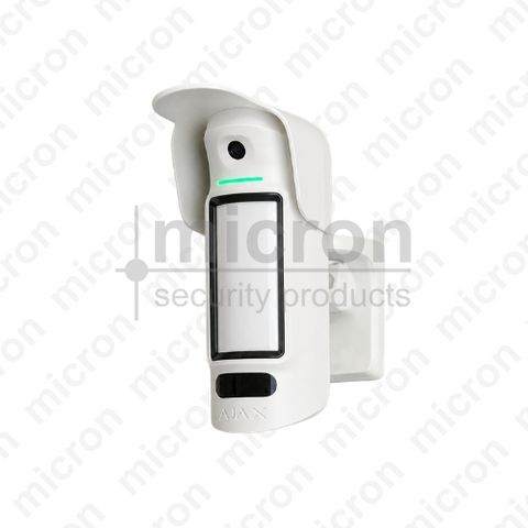 AJAX 107890 *HIGH MOUNT* Outdoor Motion Cam (phOD) White - Wireless Pet Dual PIR With Photo On Demand. 15m Range