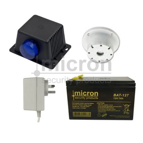 BLACK Micron Speaker Accessory kit Inc Batt + P/Pack + Surface Screamer