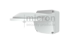 Micron IP Turret Wall Mount Bracket With Juntion Box for IPC6T, 6TA, 8TAD