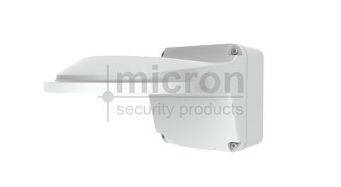 Micron IP Turret Wall Mount Bracket With Juntion Box for IPC6T, 6TA, 8TAD