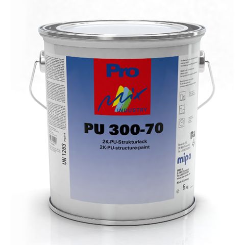 MIPA PRO MIX INDUSTRY PU 300-70 SATIN GLOSS 2K TEXTURE TOPCOAT