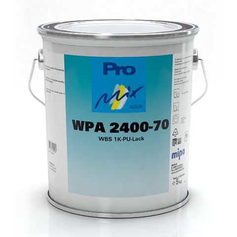MIPA PRO MIX WPA 2400-70  WBS 1K PU Topcoat Satin Gloss