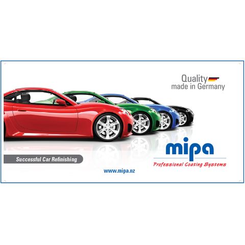 MIPA OUTDOOR SIGN CAR LINE UP 1800MM X 900MM