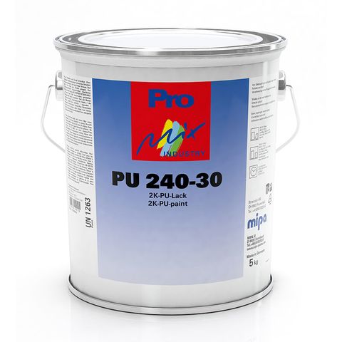 MIPA PRO MIX INDUSTRY PU 240-30 SATIN MATT 2K TOPCOAT 15KG