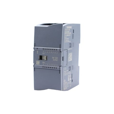 SIMATIC S7-1200, Digital I/O SM 1223, 8 DI/8 DO, 8 DI 24 V DC, Sink/Source, 8 DO, relay 2 A